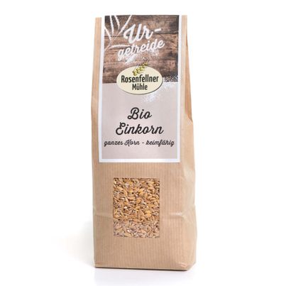 Bio Einkorn Urgetreide keimfähig 500g - 8er Vorteilspack von Rosenfellner Mühle
