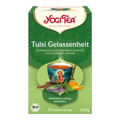 Bio Tulsi Gelassenheit á 2g - 6er Vorteilspack von Yogi Tea