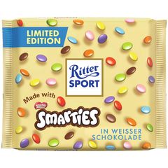 Smarties Weisse Tafel 100g von Ritter Sport