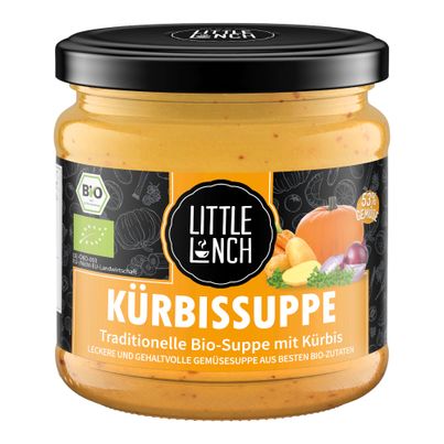 Bio Kürbissuppe Klassik 350g - 6er Vorteilspack - Suppe von Little Lunch