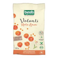 Bio Volanti rote Linse 250g - 6er Vorteilspack von Byodo