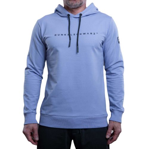 Dunkelschwarz Hoodie DS-3 LOGO22 lila