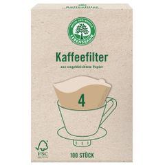 Kaffeefilter Gr. 4 100Stk von Lebensbaum