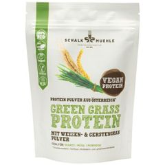 Bio Proteinmix Green Grass 250g - veganes Eiweißpulver - wiesig zitroniger Geschmack - reich an Magnesium - Zink - Eisen von Schalk Mühle