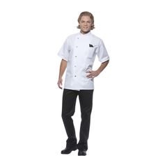 Kochjacke Gustav weiß 62 von Karlowsky Passion