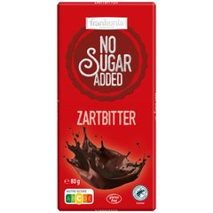 No Sugar Added Zartbitter 80g - 12er Vorteilspack von Frankonia