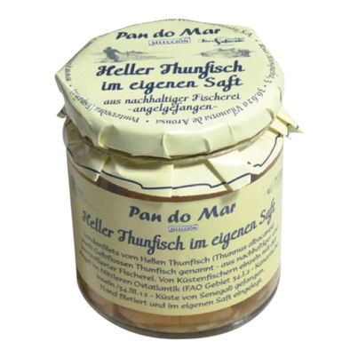 Bio Heller Thunfisch im eig. Saft 220g - 6er Vorteilspack von Pan Do Mar