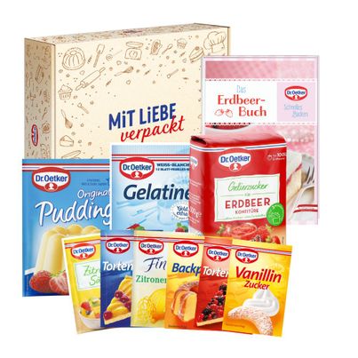 Dr. Oetker Rezept-Set Alles Erdbeere