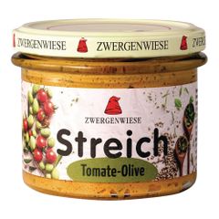 Bio Tomate-Olive Streich 180g - 6er Vorteilspack von Zwergenwiese