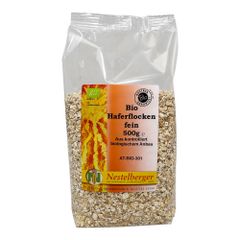 Bio Haferflocken fein 500g - 10er Vorteilspack von Nestelberger