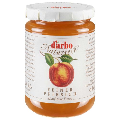 Darbo Naturrein Pfirsich Konfitüre Extra 450g