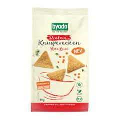 Bio Protein Knuspereck Rote Linsen 90g von Byodo