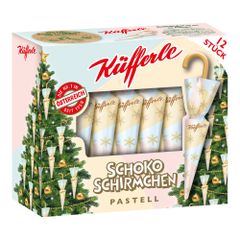 Schokoschirmchen Pastell 12Stück von Kuefferle