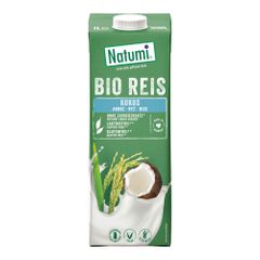 Bio Reisdrink Kokos 1000ml - 8er Vorteilspack von Natumi