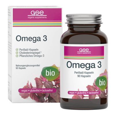 Bio Omega 3 Perillaöl Kapseln 90St 90ct von Gse