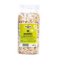 Bio Basismüsli weizenf. o. Rosinen 500g - 6er Vorteilspack von Rosenfellner Mühle