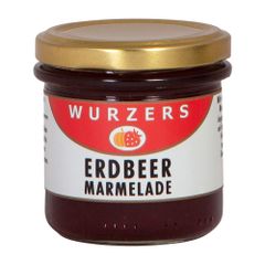 Erdbeer Marmelade 165g - sehr schmackhaftes Aroma - händisch verrührt - besondere Marmelade von Wurzers