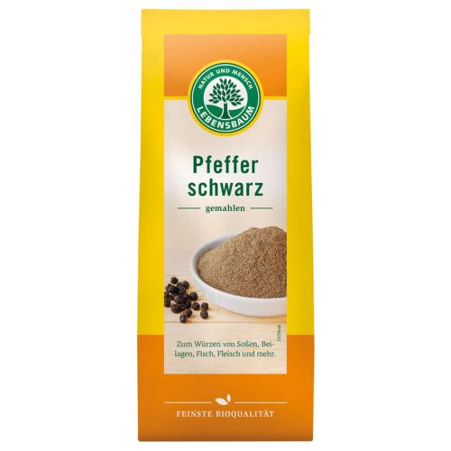 Bio Schwarzer Pfeffer gemahlen 50g von LEBENSBAUM