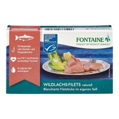 Bio Wildlachs-Filets naturell 125g - 10er Vorteilspack von Fontaine