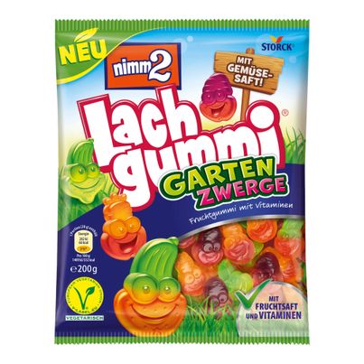 Storck Nimm2 Lach rubber garden gnomes 200g