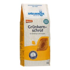 Bio Grünkernschrot 500g - 4er Vorteilspack von Spielberger Mühle