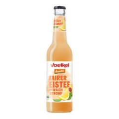 Bio Pfirsich-Zitrone MW 330ml - 12er Vorteilspack von Voelkel