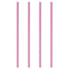 Papier Trinkhalme Durchmesser  6mm 21cm 100Stück von Decor Service