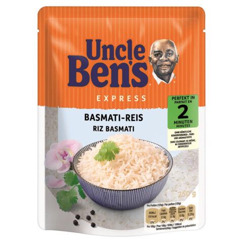 Uncle Ben's Basmati Rice 2 Minutes 250g from Ben's Original