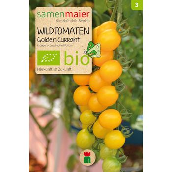 Bio Wildtomaten Golden Currant - Saatgut für zirka 8 Pflanzen