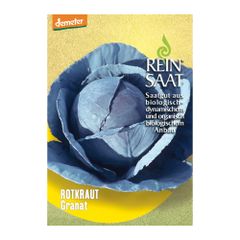 Bio Rotkraut Granat Saatgut - 1 Beutel - 5er Vorteilspack von Reinsaat