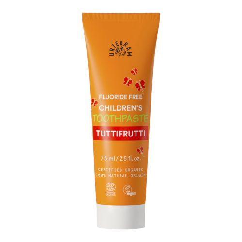 Bio Children Zahncreme Tuttifrutti 75ml - 6er Vorteilspack von Urtekram