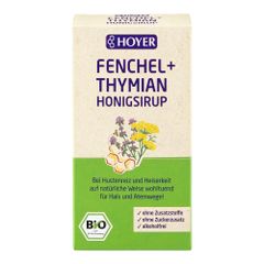 Bio Fenchel & Thymian Honigsirup 250g - 5er Vorteilspack von Hoyer