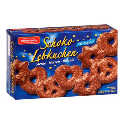Schoko Lebkuchen Vollmilch 500g - 10er Vorteilspack von Stieffenhofer