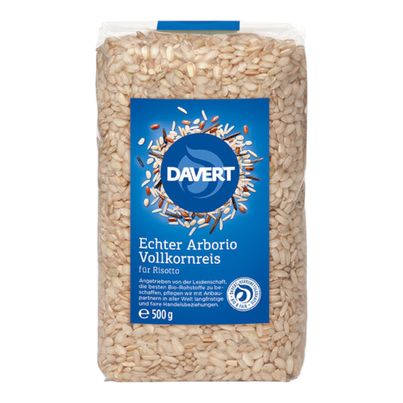 Bio Echter Arborio Reis Vollkorn 500g - 8er Vorteilspack von Davert