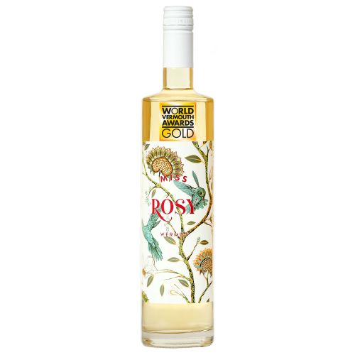 Miss Rósy White Edition Wermut 750ml - Vollmundiger Wermut auf Weißweinbasis von Miss Rósy Wermut 