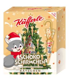 Schokoschirmchen Kätzchen 12Stück von Kuefferle