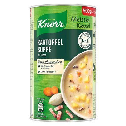 Knorr Meisterkessel Kartoffelsuppe mit Pilzen 500g