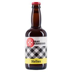 Helles Vollbier 330ml - aromatischer Hopfengeschmack - leicht - perfekter Begleiter zu Schnitzel - untergäriges Bier von BrauSchneider