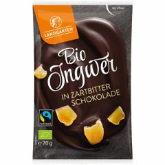 Bio Ingwer in Zartbitter Schokolade 70g