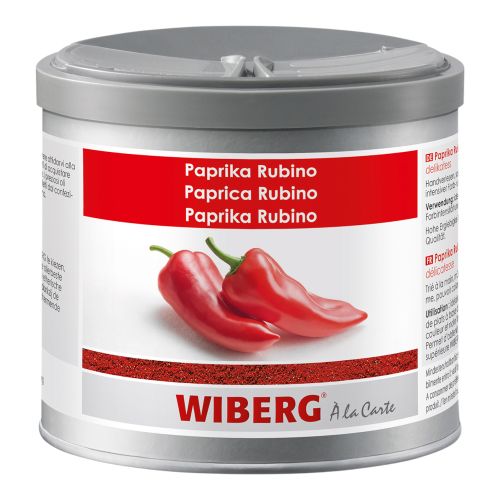 Paprika Rubino Delikat.Ca.270g 470ml - spice mix of Wiberg