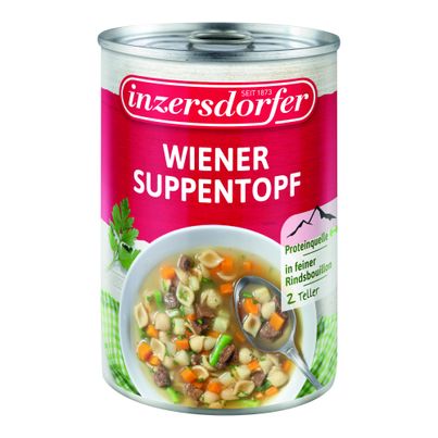 Wiener Suppentopf 400g - 6er Vorteilspack von Inzersdorfer