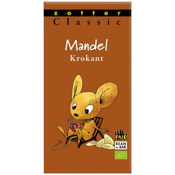 Bio Schokolade Mandel-Krokant 70g - 10er Vorteilspack von Zotter