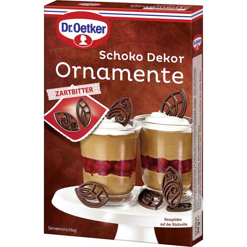 Dr. Oetker Schoko Dekor Ornamente 24 Stk.