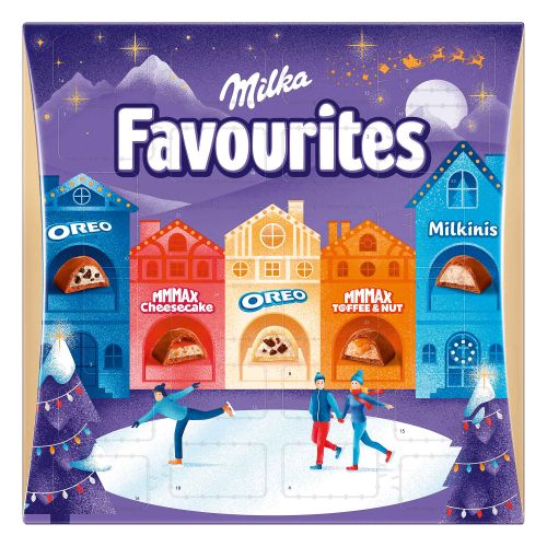 Milka Favourites Schokoladen Adventskalender 206g von Milka