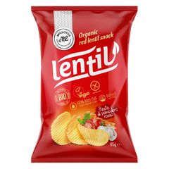 Bio Rote Linsen Chips 85g - 12er Vorteilspack von Mclloyds