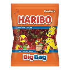Haribo BigBagKirsch-Ohrringe Gummispaß Maxipack 1000g