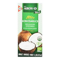 Bio Kokosmilch Tetra UHT 1000ml von Aroy-D