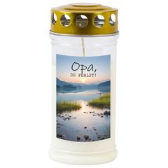 Grabkerze  Opa  4Tg 1Stück von Jeka