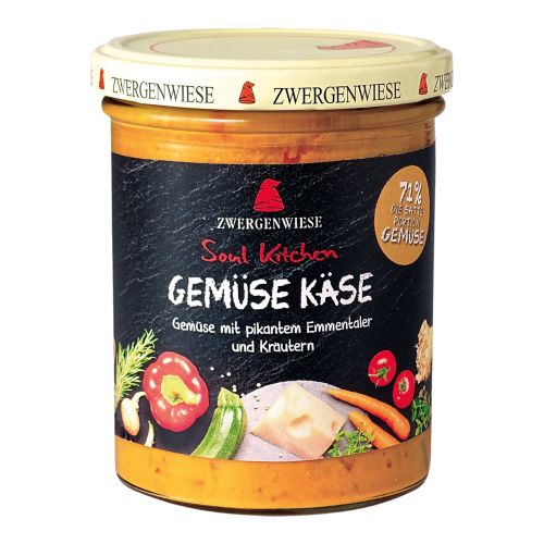 Organic vegetable cheese 370g - value pack of 6 from Zwergenwiese