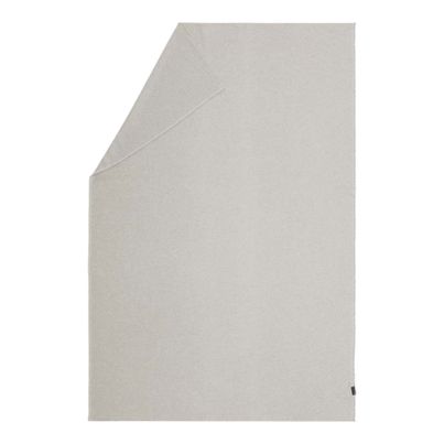 Light Cotton Throw Solid Color Grey 140x200cm by David Fussenegger